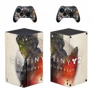 Destiny 2 Shadowkeep decal skin sticker for Xbox Series X console with controllers