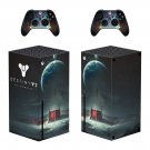 Destiny 2 Shadowkeep decal skin sticker for Xbox Series X console with controllers