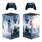 Destiny 2 Shadowkeep decal skin sticker for Xbox Series X console with controllers