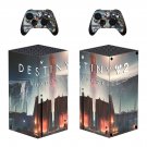 Destiny 2 Shadowkeep decal skin sticker for Xbox Series X console with controllers