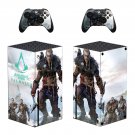 Assassin's Creed Valhalla decal skin sticker for Xbox Series X console with controllers