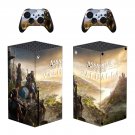 Assassin's Creed Valhalla decal skin sticker for Xbox Series X console with controllers
