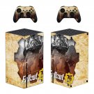 Fallout 76 decal skin sticker for Xbox Series X console with controllers