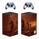 Fallout 76 decal skin sticker for Xbox Series X console with controllers