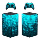 Geometric Shape decal skin sticker for Xbox Series X console with controllers