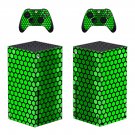 Digital Texture decal skin sticker for Xbox Series X console with controllers