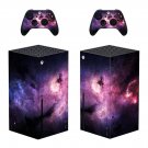 Sky View decal skin sticker for Xbox Series X console with controllers