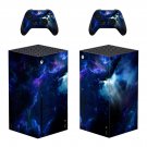 Sky View decal skin sticker for Xbox Series X console with controllers