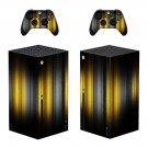 Digital Texture decal skin sticker for Xbox Series X console with controllers
