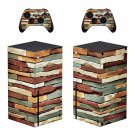 Bricks Texture decal skin sticker for Xbox Series X console with controllers