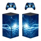Digital Texture decal skin sticker for Xbox Series X console with controllers