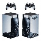 Batman decal skin sticker for Xbox Series X console with controllers