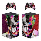 Joker decal skin sticker for Xbox Series X console with controllers