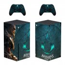 Assassin's Creed Valhalla decal skin sticker for Xbox Series X console with controllers