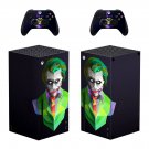 Joker decal skin sticker for Xbox Series X console with controllers