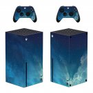 Galaxy View decal skin sticker for Xbox Series X console with controllers