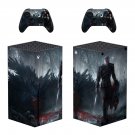The Witcher decal skin sticker for Xbox Series X console with controllers