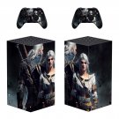 The Witcher decal skin sticker for Xbox Series X console with controllers