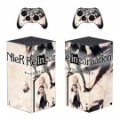 NieR Automata decal skin sticker for Xbox Series X console with controllers