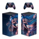 Hatsune Miku decal skin sticker for Xbox Series X console with controllers