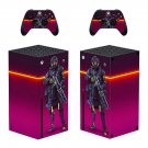 Cyberpunk 2077 decal skin sticker for Xbox Series X console with controllers