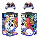 Lucky for Life decal skin sticker for Xbox Series X console with controllers