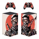 Ghost of Tsushima decal skin sticker for Xbox Series X console with controllers