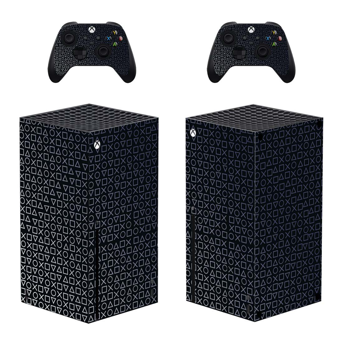 Controller decal skin sticker for Xbox Series X console with controllers
