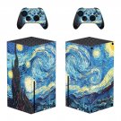 Paint Texture decal skin sticker for Xbox Series X console with controllers