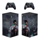Spirited Away decal skin sticker for Xbox Series X console with controllers
