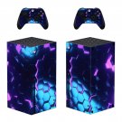 Digital Texture decal skin sticker for Xbox Series X console with controllers