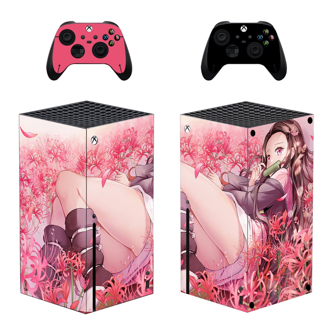 Demon Slayer Decal Skin Sticker For Xbox Series X Console With Controllers