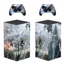Battlefield 2042 decal skin sticker for Xbox Series X console with controllers