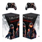 SCARLET NEXUS decal skin sticker for Xbox Series X console with controllers