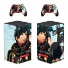 SCARLET NEXUS decal skin sticker for Xbox Series X console with controllers