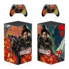 Samurai Warriors 5 decal skin sticker for Xbox Series X console with controllers