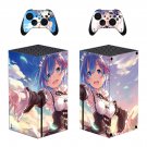 Date A Live decal skin sticker for Xbox Series X console with controllers