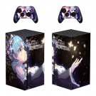 Date A Live decal skin sticker for Xbox Series X console with controllers