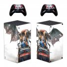 The Witcher Wild Hunt decal skin sticker for Xbox Series X console with controllers
