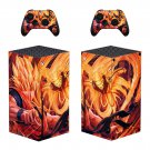 Naruto decal skin sticker for Xbox Series X console with controllers