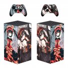 Date A Live decal skin sticker for Xbox Series X console with controllers