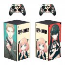 Spy X Family decal skin sticker for Xbox Series X console with controllers