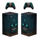 Assassin's Creed Valhalla decal skin sticker for Xbox Series X console with controllers