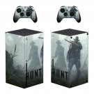 Hunt Showdown decal skin sticker for Xbox Series X console with controllers