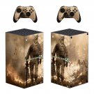 Modern Warfare 2 decal skin sticker for Xbox Series X console with controllers