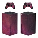 Starry Sky decal skin sticker for Xbox Series X console with controllers