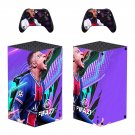 FIFA 21 decal skin sticker for Xbox Series X console with controllers