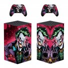 Joker decal skin sticker for Xbox Series X console with controllers