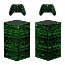 Digital Texture decal skin sticker for Xbox Series X console with controllers