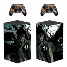 Anime decal skin sticker for Xbox Series X console with controllers